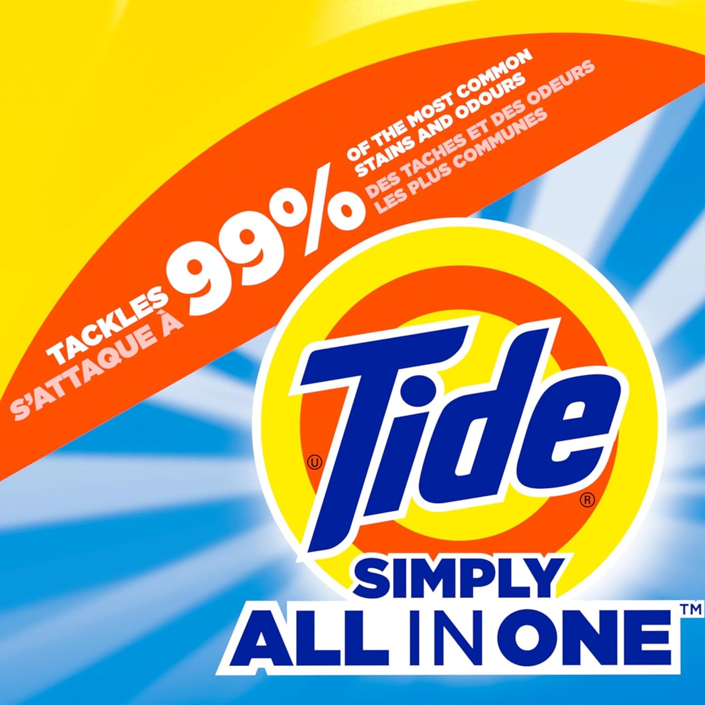 Tide Simply Liquid Laundry Detergent, Refreshing Breeze, 168 oz, 128 Loads