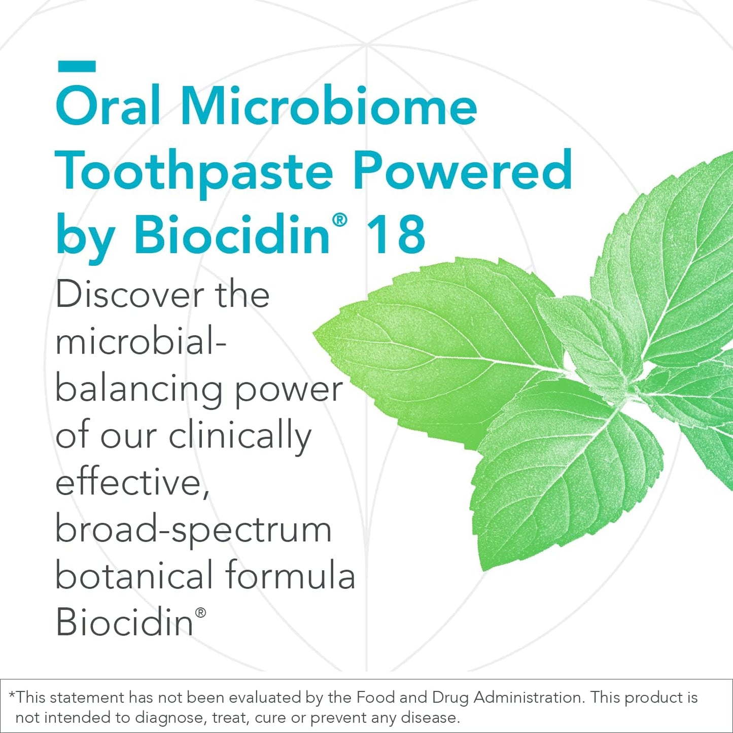 Biocidin Dentalcidin - Fluoride Free Toothpaste for Daily Oral Care + Teeth Whitening - Gentle Wellness Toothpaste Removes Biofilms + Plaque to Protect Teeth + Gums - for Kids + Adults (3 oz)