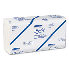 Scott® Essential Low Wet Strength Multi-Fold Towels, 9.4 x 12.4, White, 175/Pack, 25 Packs/Carton