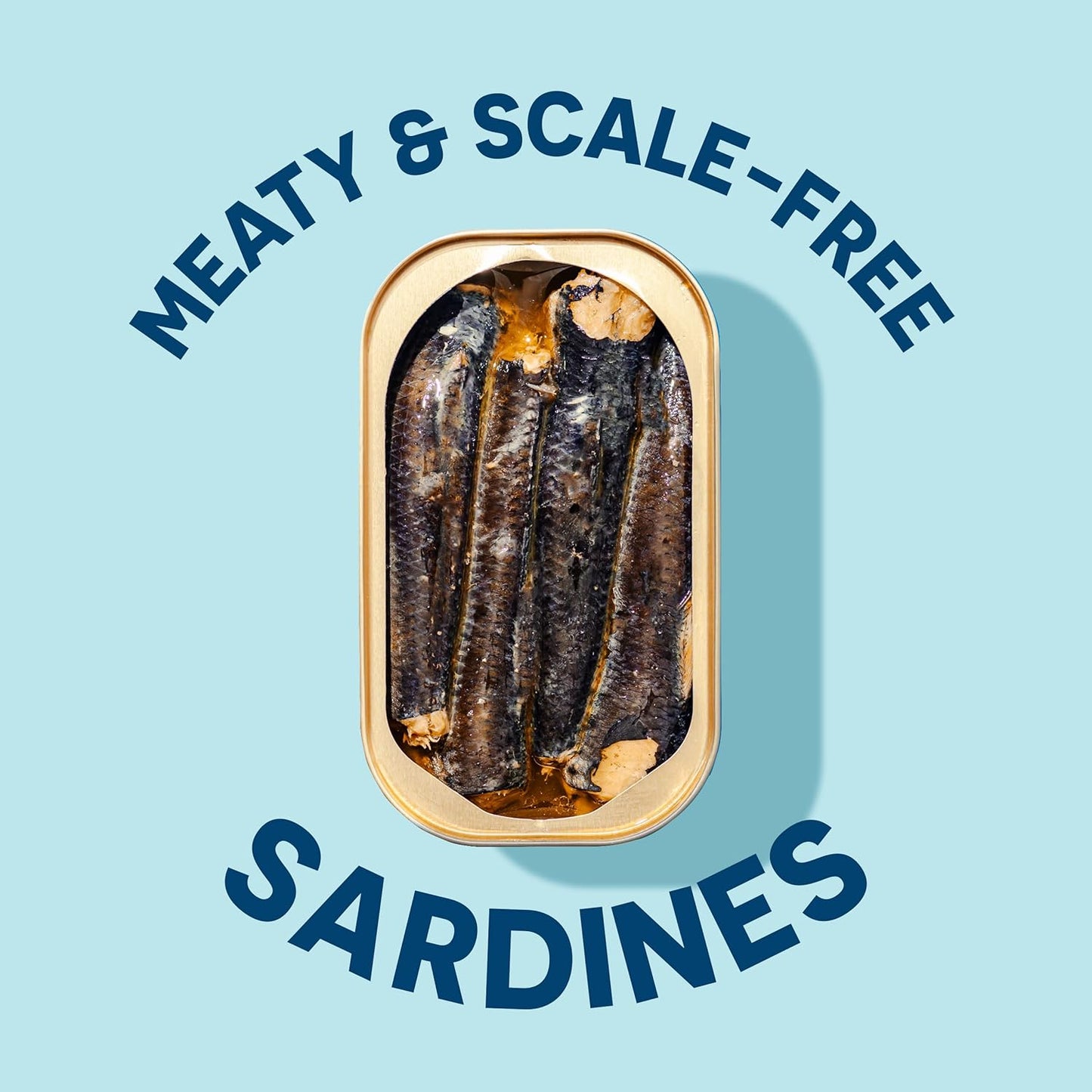 Wild Planet Wild Sardines in Extra Virgin Olive Oil, Lightly Smoked, Tinned Fish, Sustainably Wild-Caught, Non-GMO, Kosher, Gluten Free, 4.4. Ounce (Pack of 12)