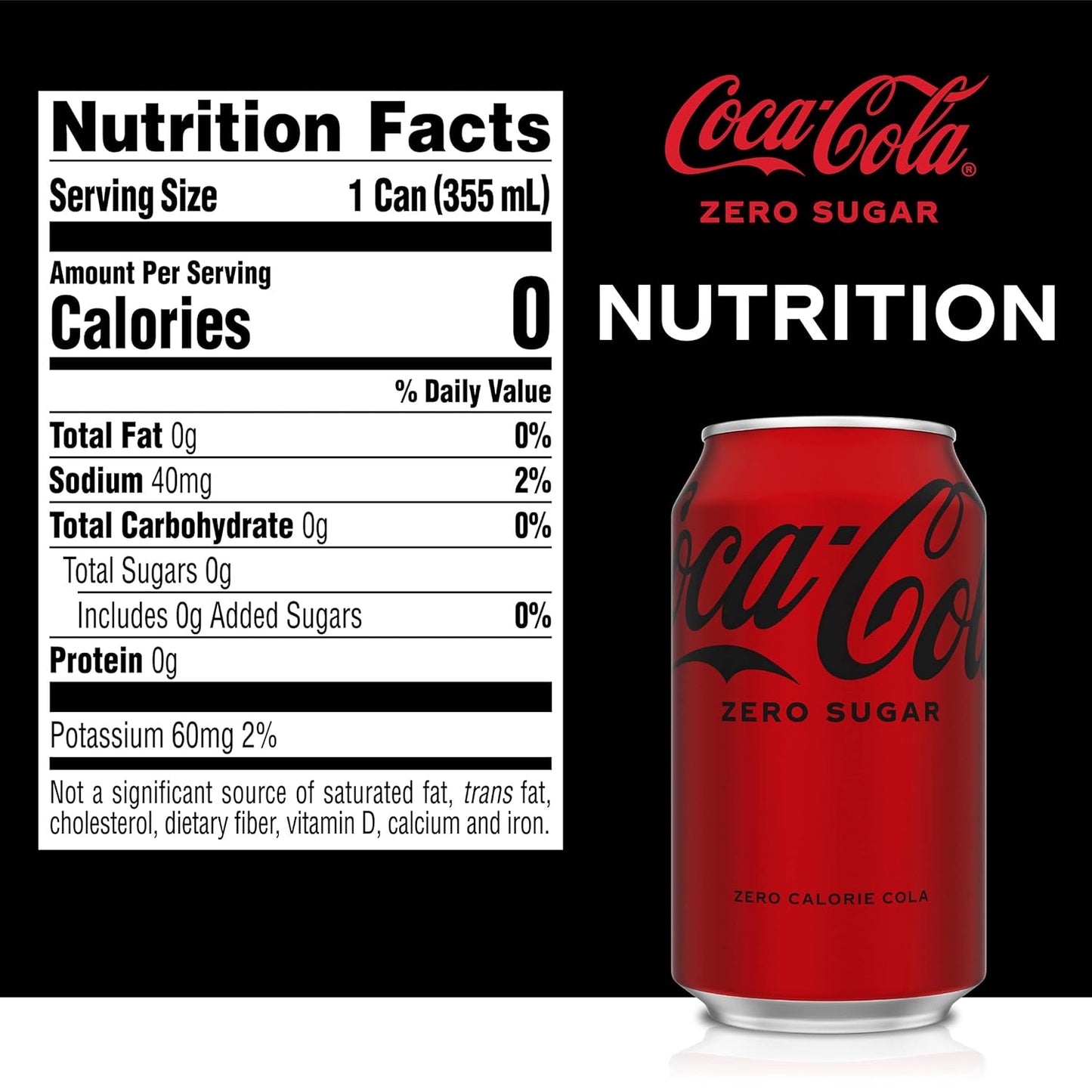 Coke Zero Sugar Cola Soda, 12 oz, 12 Pack (Package May Vary)