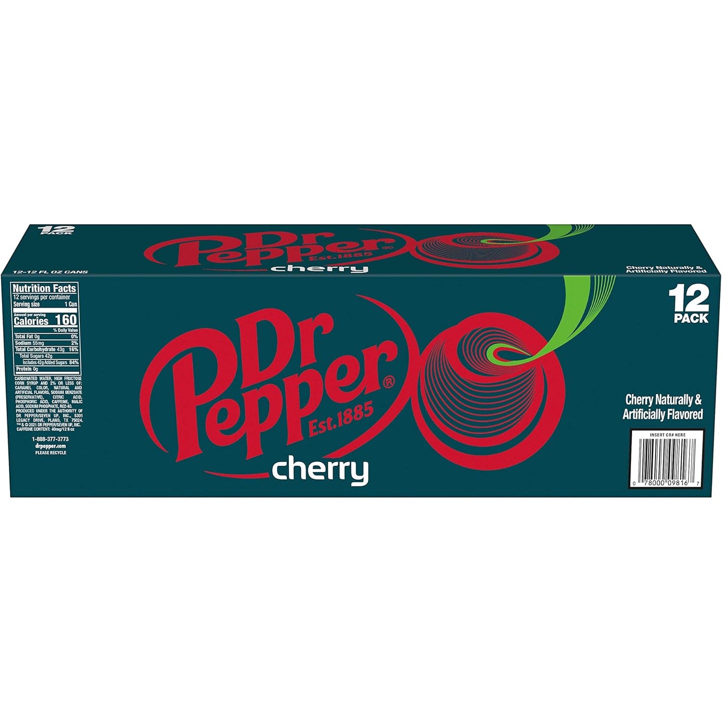 DR PEPPER - CHERRY, 12 OZ, 12 PK