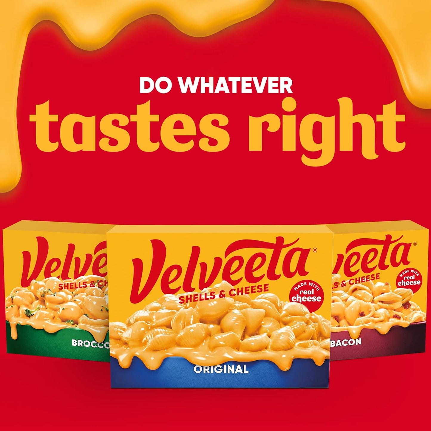 Velveeta Shells & Cheese Original Shell Pasta & Cheese Sauce Meal (3 ct Pack, 12 oz Boxes)