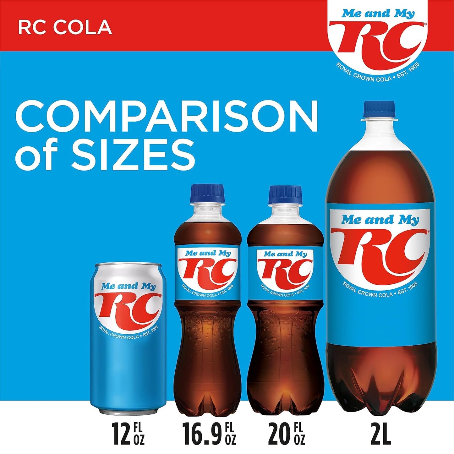 RC Cola Soda, 12 Fl Oz (Pack of 12)