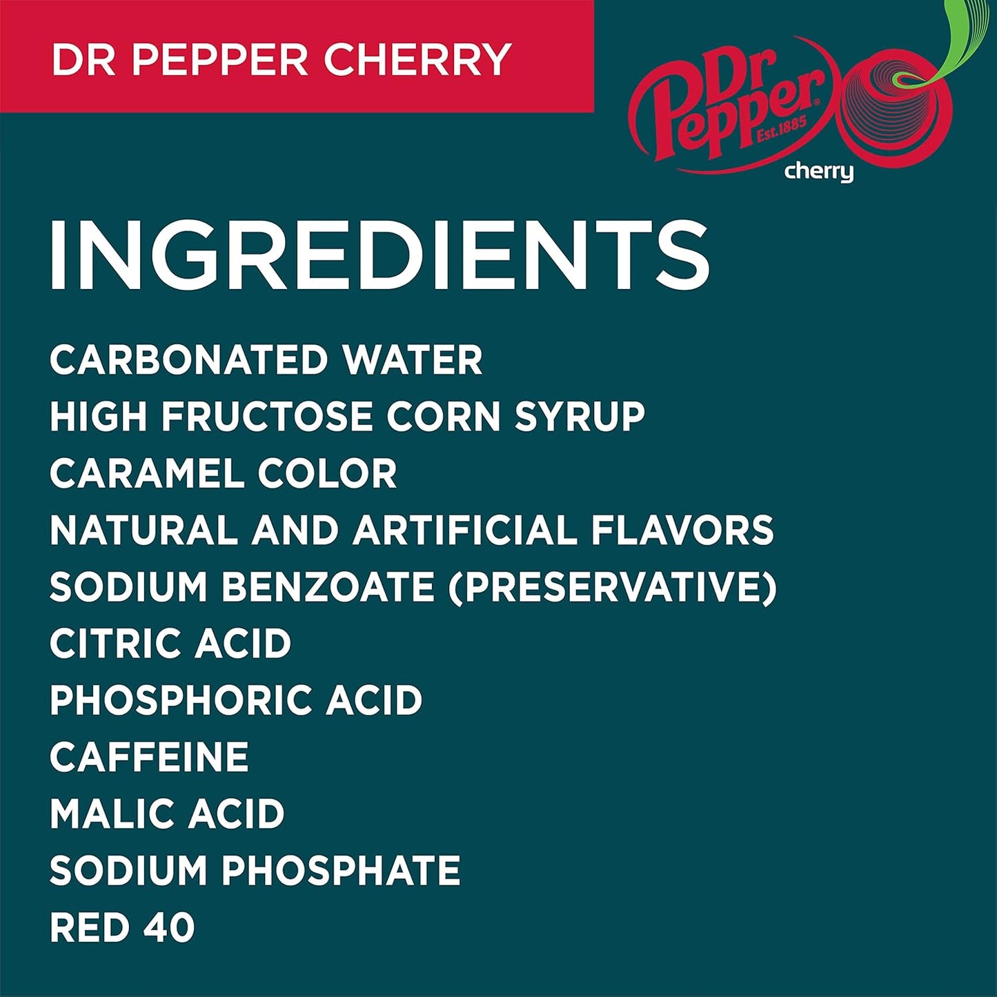 DR PEPPER - CHERRY, 12 OZ, 12 PK