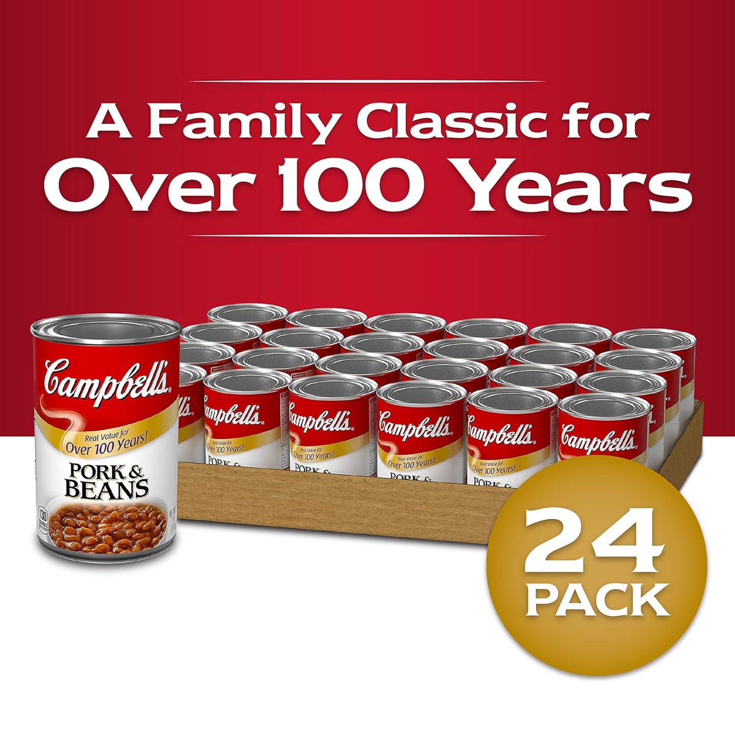 Campbell’s Pork and Beans, 11 Oz Can (Case of 24)