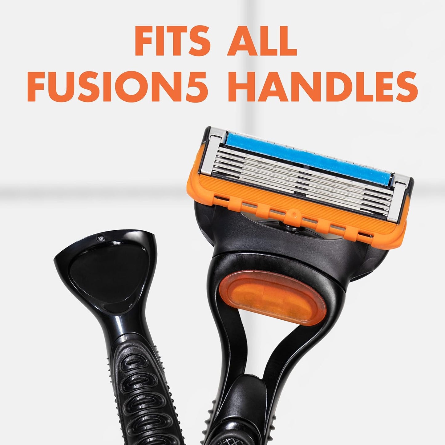 Gillette Fusion5 Razor Refills for Men, 5 Bladed Razor, with Precision Trimmer and Lubrastrip for a Close Shave, 12 Razor Blade Refills