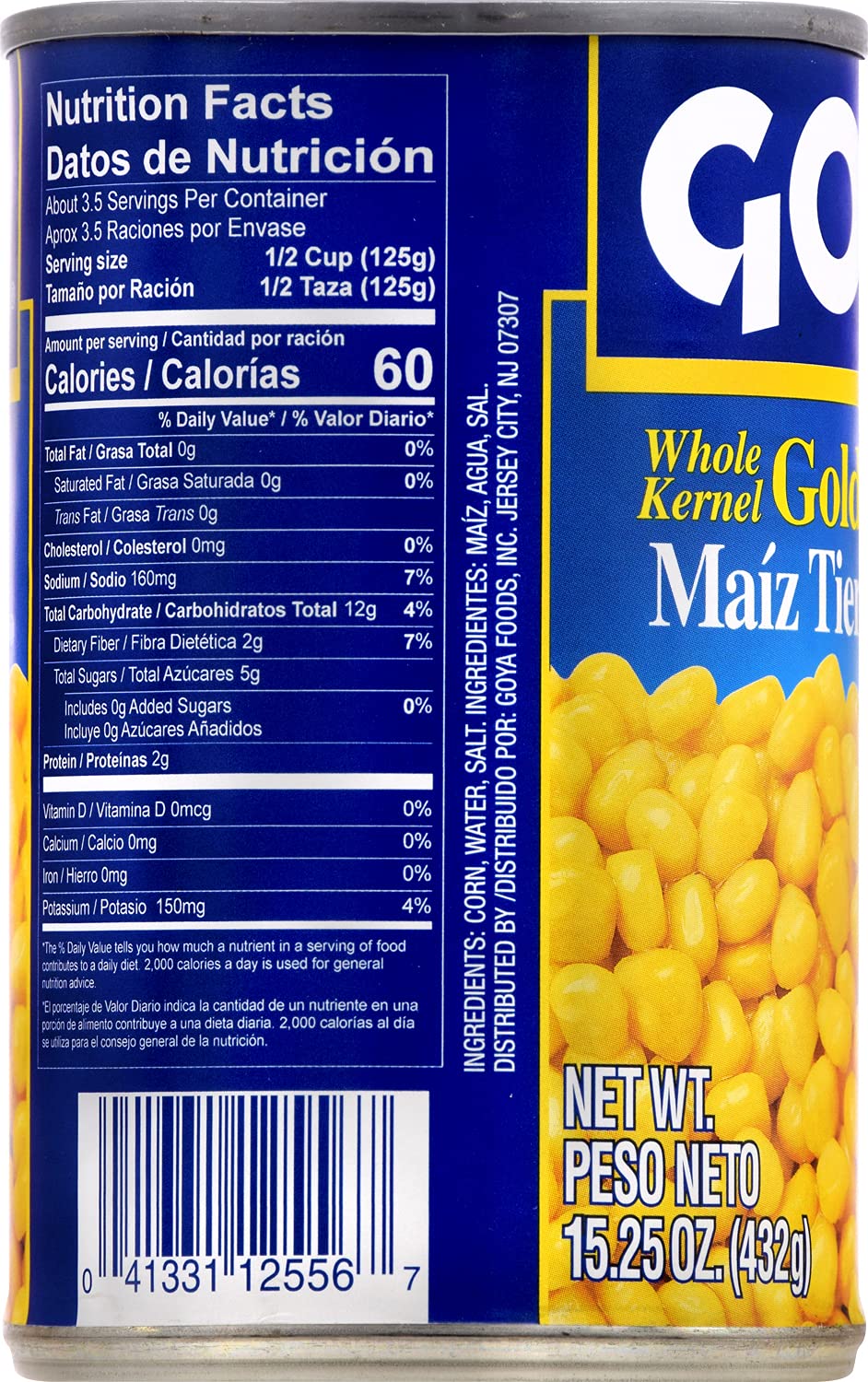 Goya Foods Whole Kernel Golden Corn, 15.25 Ounce (Pack of 24)