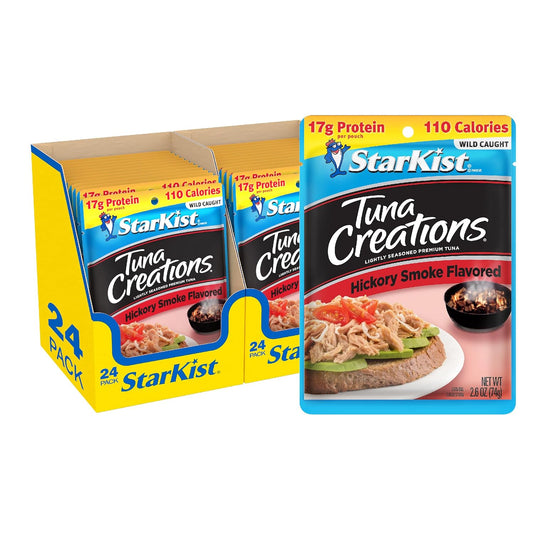 StarKist Tuna Creations, Hickory Smoked, Packaging May Vary, 2.6 Oz, Pack of 24