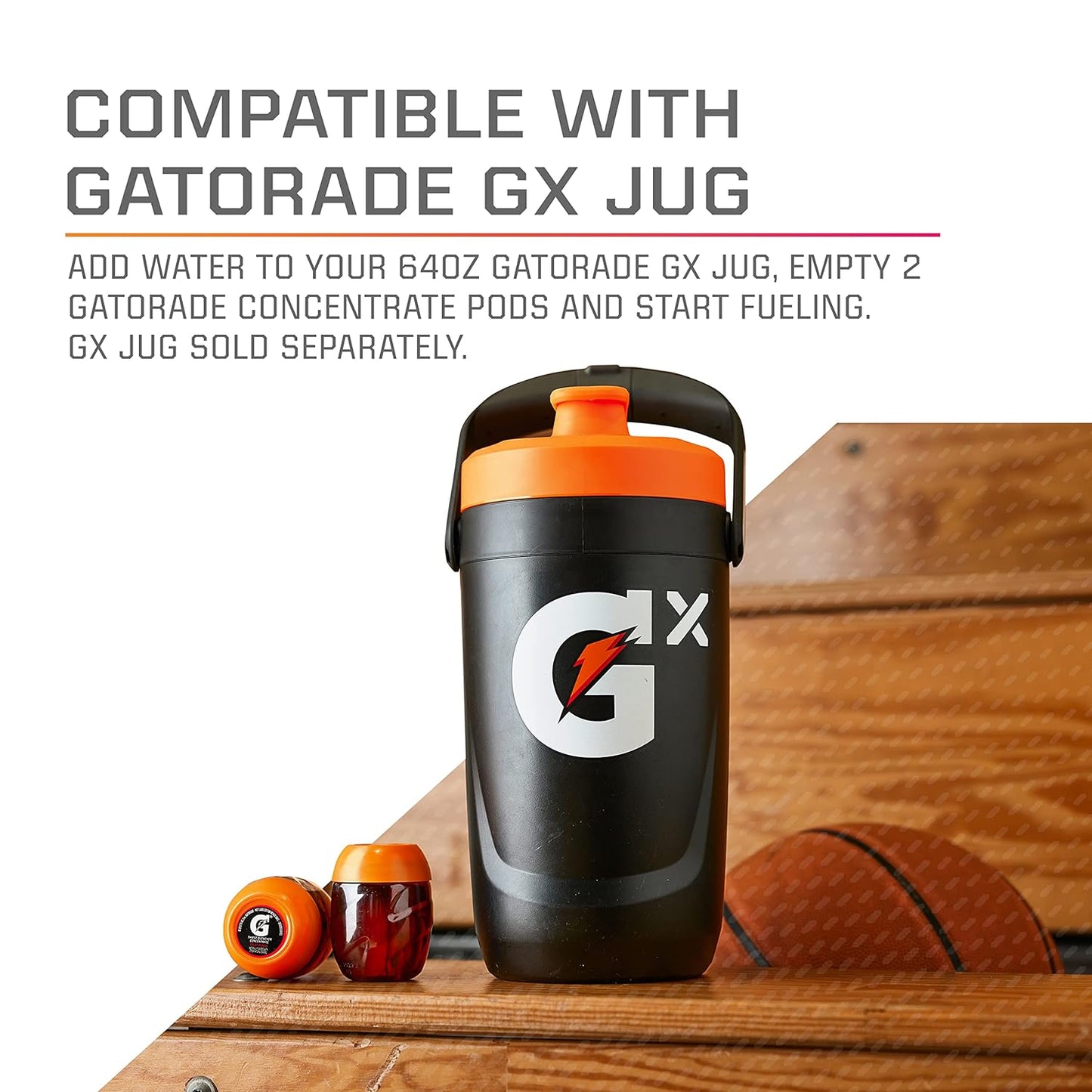 Gatorade unisex adult Gatorade GX Pods, Strawberry Raspberry 4 Count (Pack of 6)