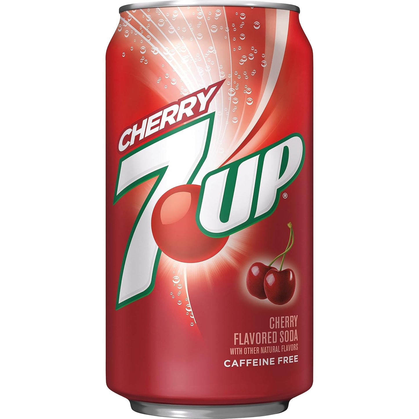 7UP Cherry Flavored Soda, 12 fl. oz. Cans, 12 Pack (Pack of 2)