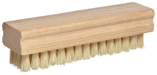 Magnolia Brush 176 Hand and Nail Brush, Tampico Bristles, 5/8" Trim, 4-3/4" Length x 1-1/4" Width, White (Case of 36)