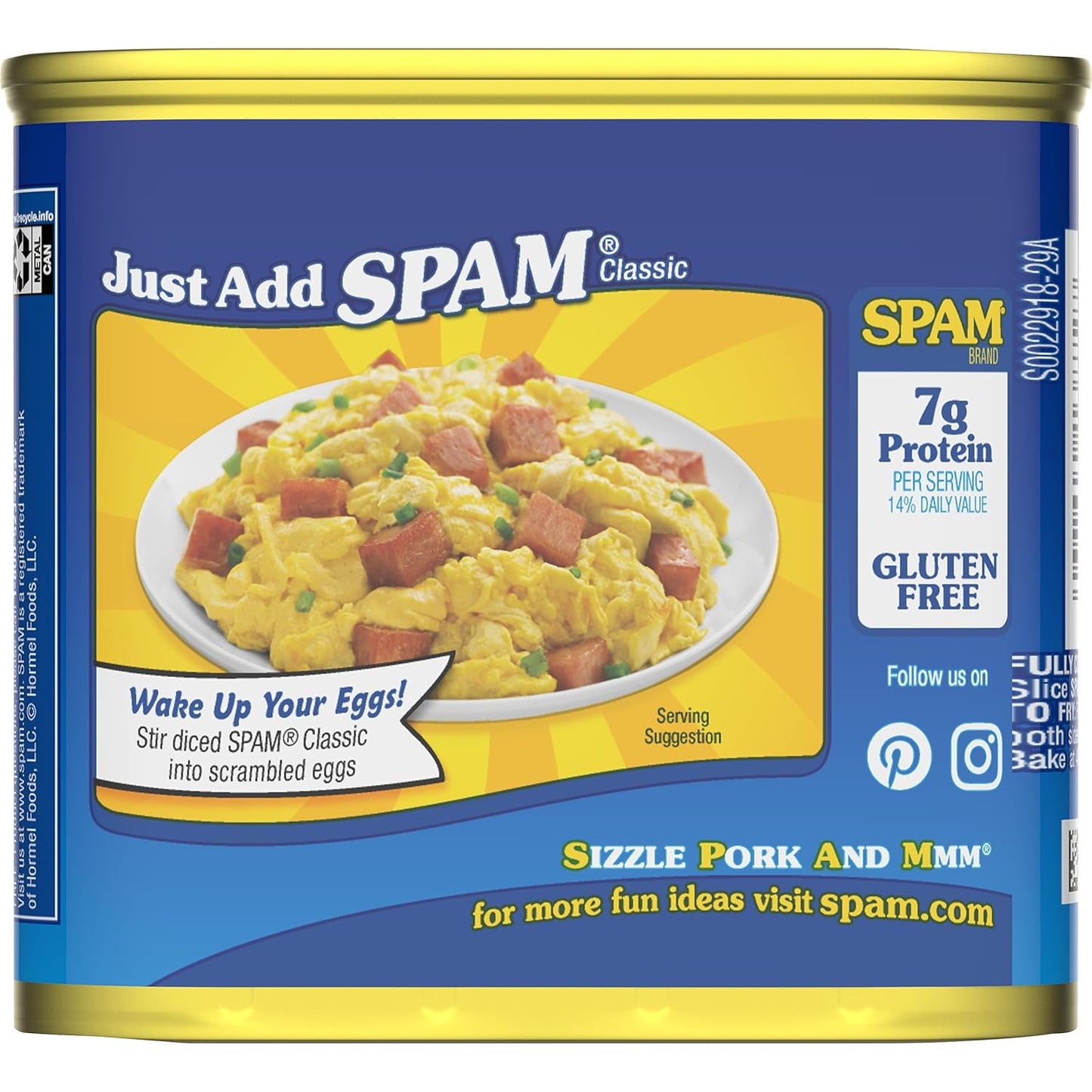 Spam Classic, 12 Ounce Can (Pack of 12)