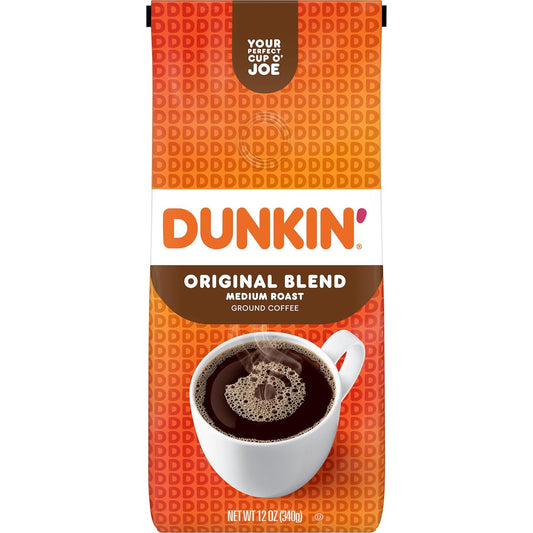 Dunkin' Original Blend Medium Roast Ground Coffee, 12 Ounce