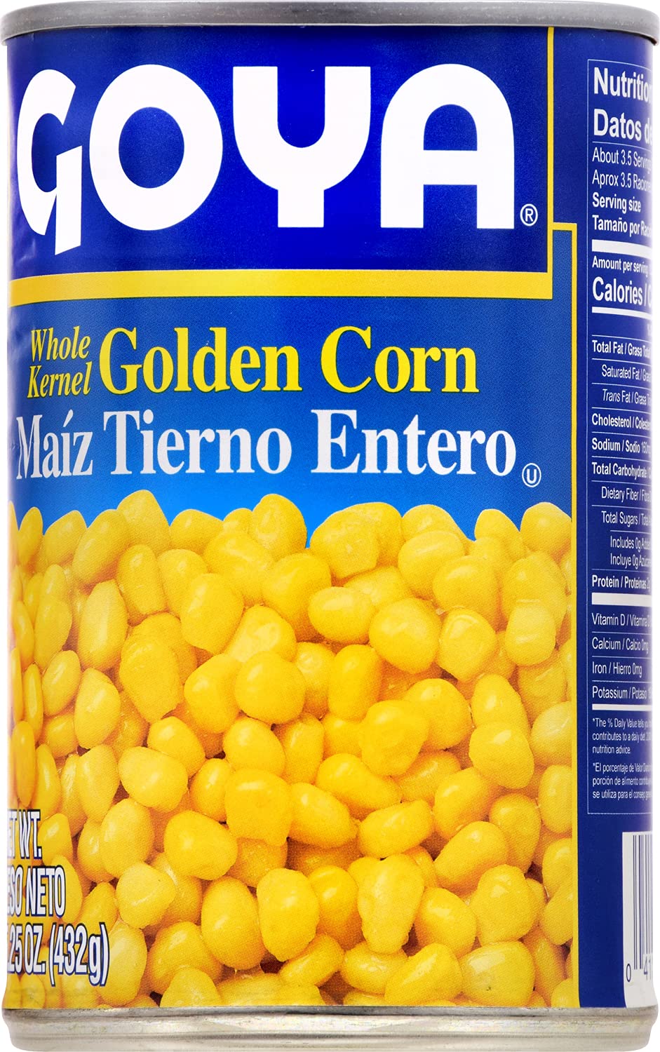 Goya Foods Whole Kernel Golden Corn, 15.25 Ounce (Pack of 24)