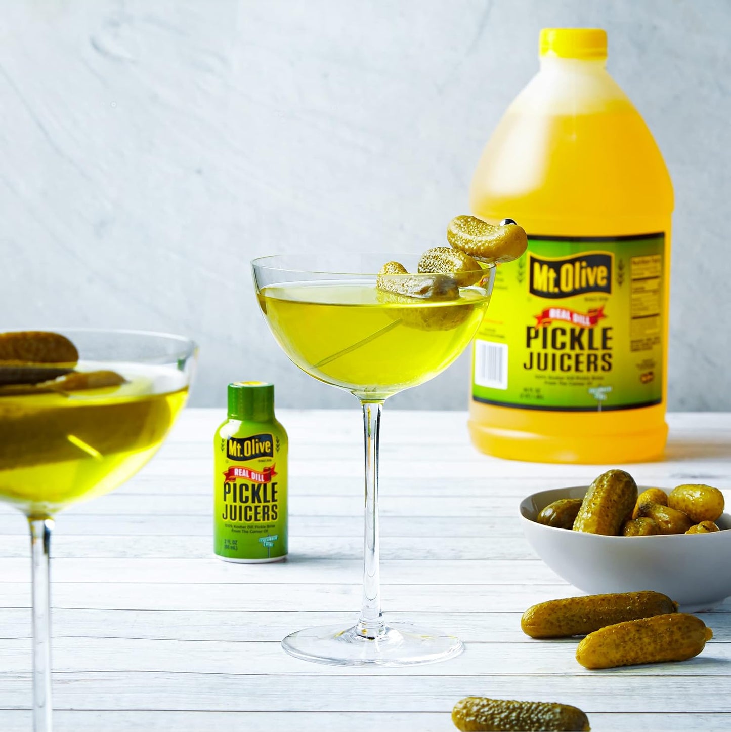 Mt. Olive Pickle Juice 100% Kosher Dill Pickle Brine - 12 pk - 2 fl oz bottles