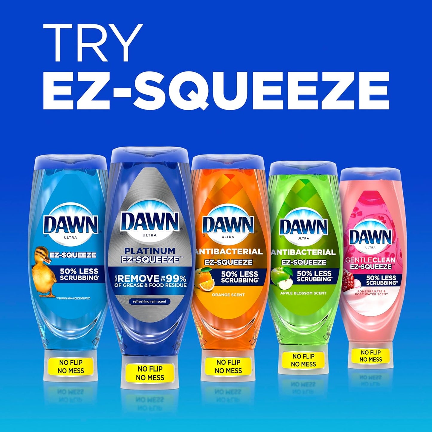 Dawn EZ-Squeeze Ultra Dish Soap Dishwashing Liquid, Original, 22 fl oz