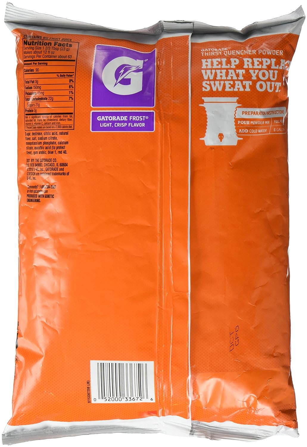 Gatorade Thirst Quencher Powder Purple Frost Riptide Rush, 50.9 oz