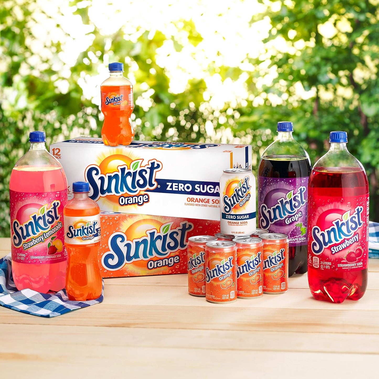 Sunkist Orange Soda, 12 fl. oz. Cans, 12 Pack (Pack of 2)