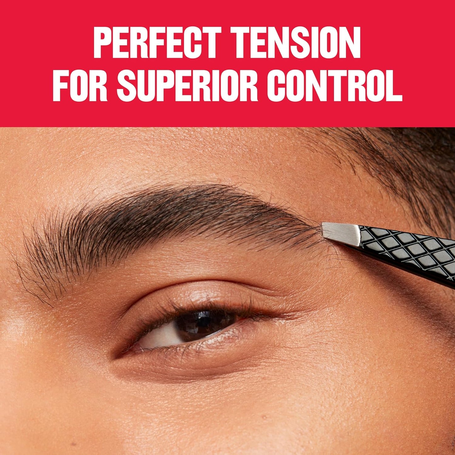 Revlon Expert Eyebrow Hair Removal Tweezer, Tweezers for Men, Women & Kids, Stainless Steel