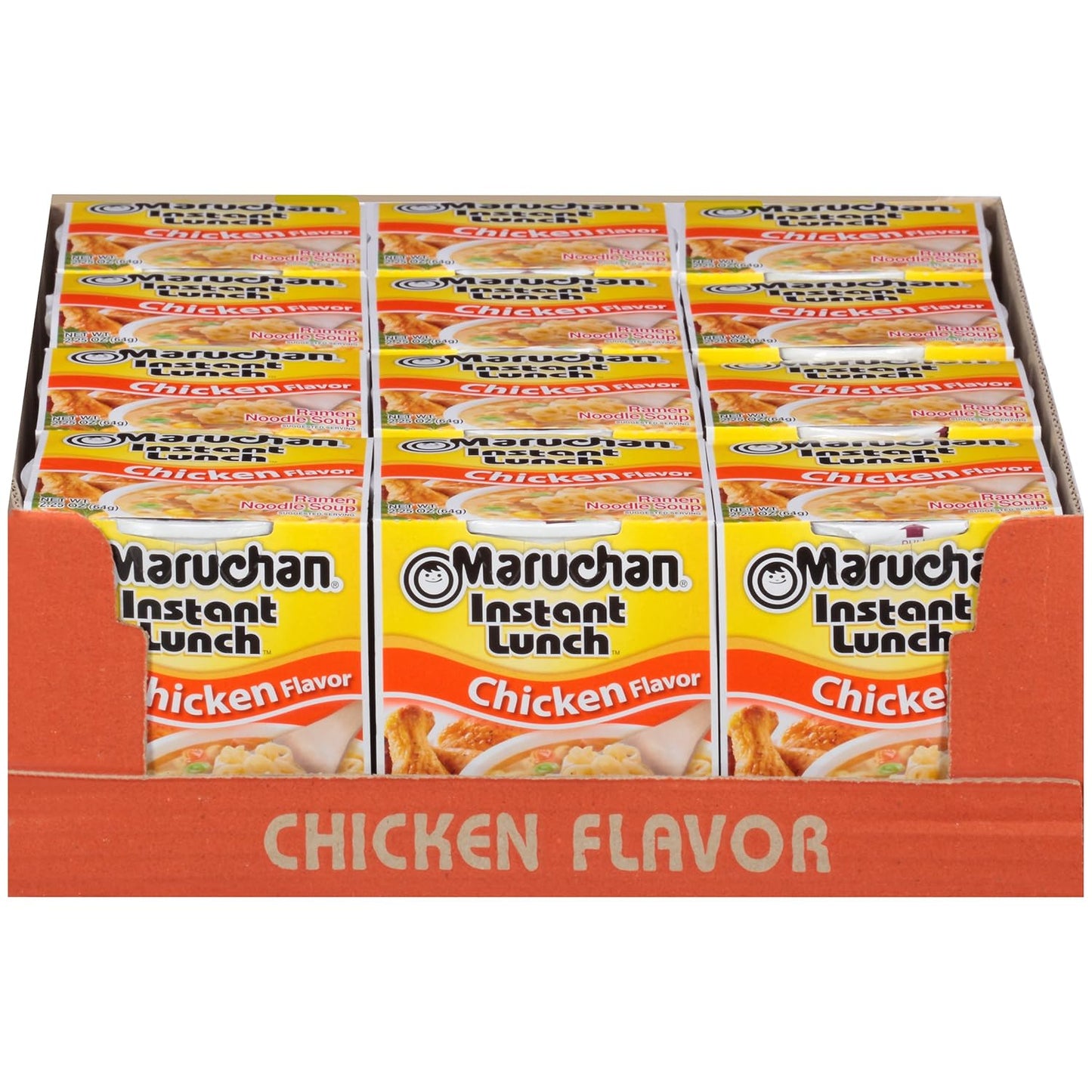 Maruchan Instant Lunch Chicken Flavor, 2.25 Ounce (Pack of 12)